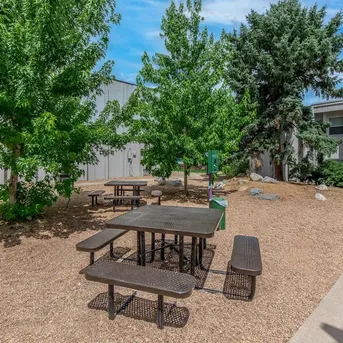 Julian Square Apartments picnic area alternate view
